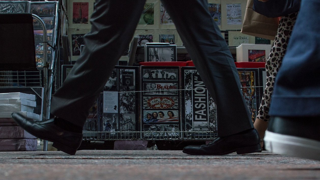 People Walking Airport Terminal