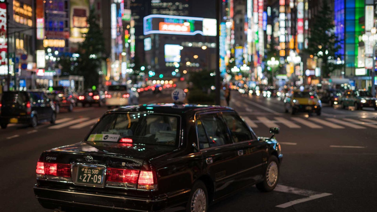Tokyo Shinjuku Rainy Street